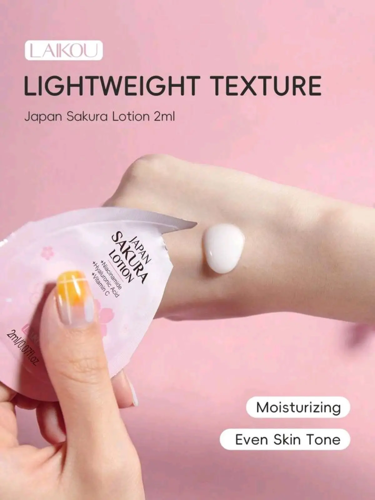 Laikou Japan Sakura Skincare Sample Sachet Set