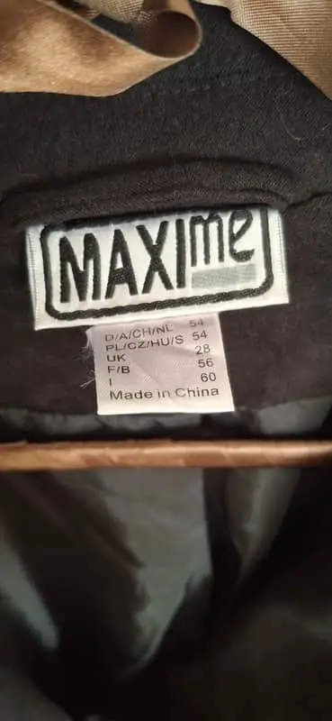 Maxime Women's black Coat