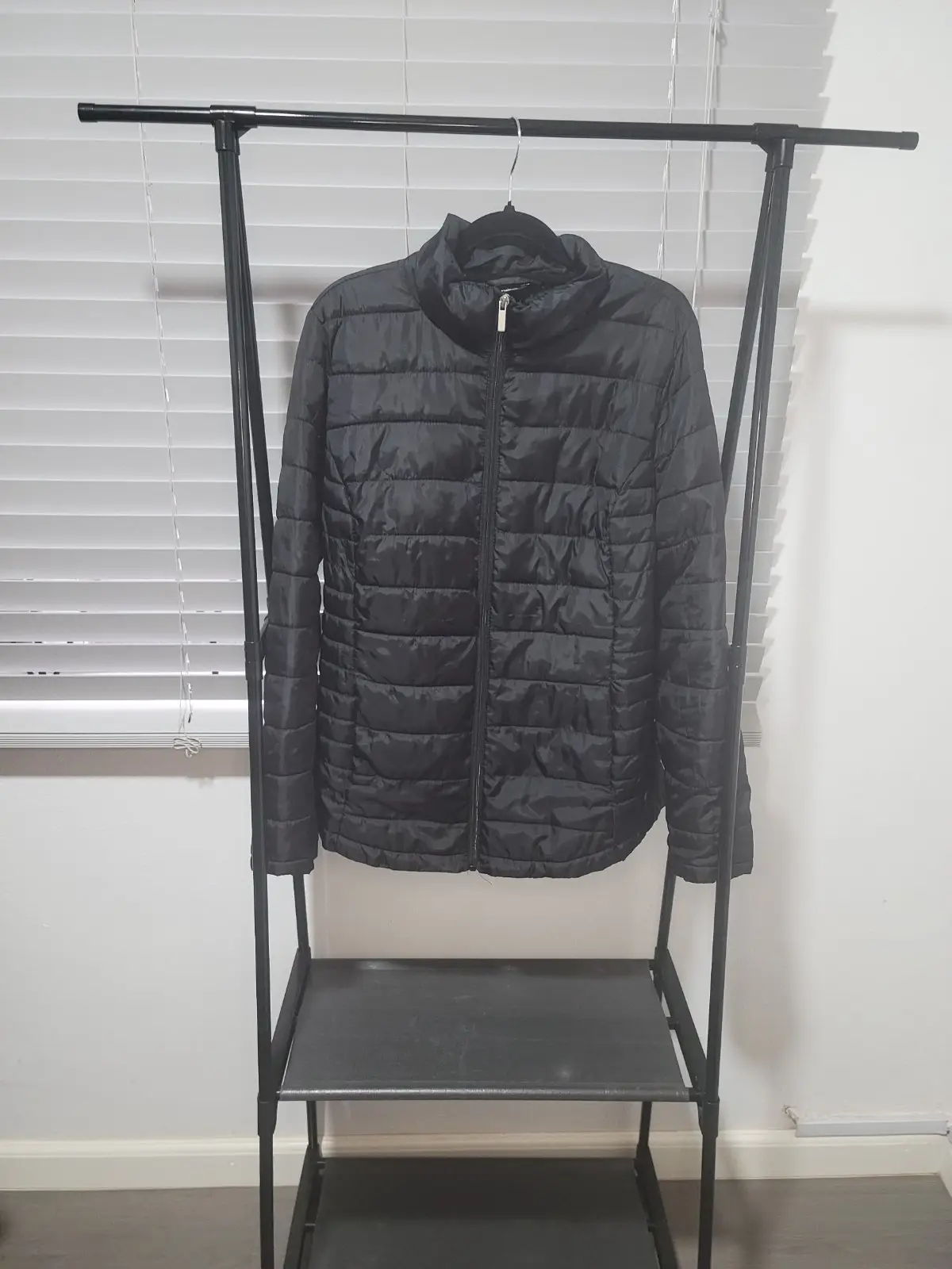 Jeep Black Lightweight Puffer Jacket