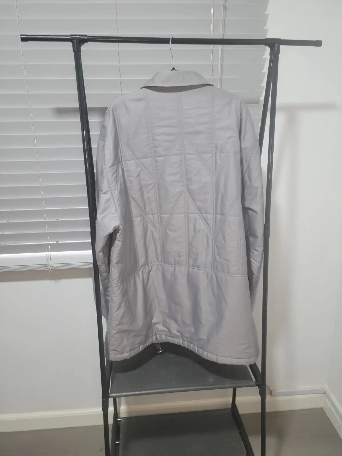 Vintage Grey Quilted Lightweight Jacket