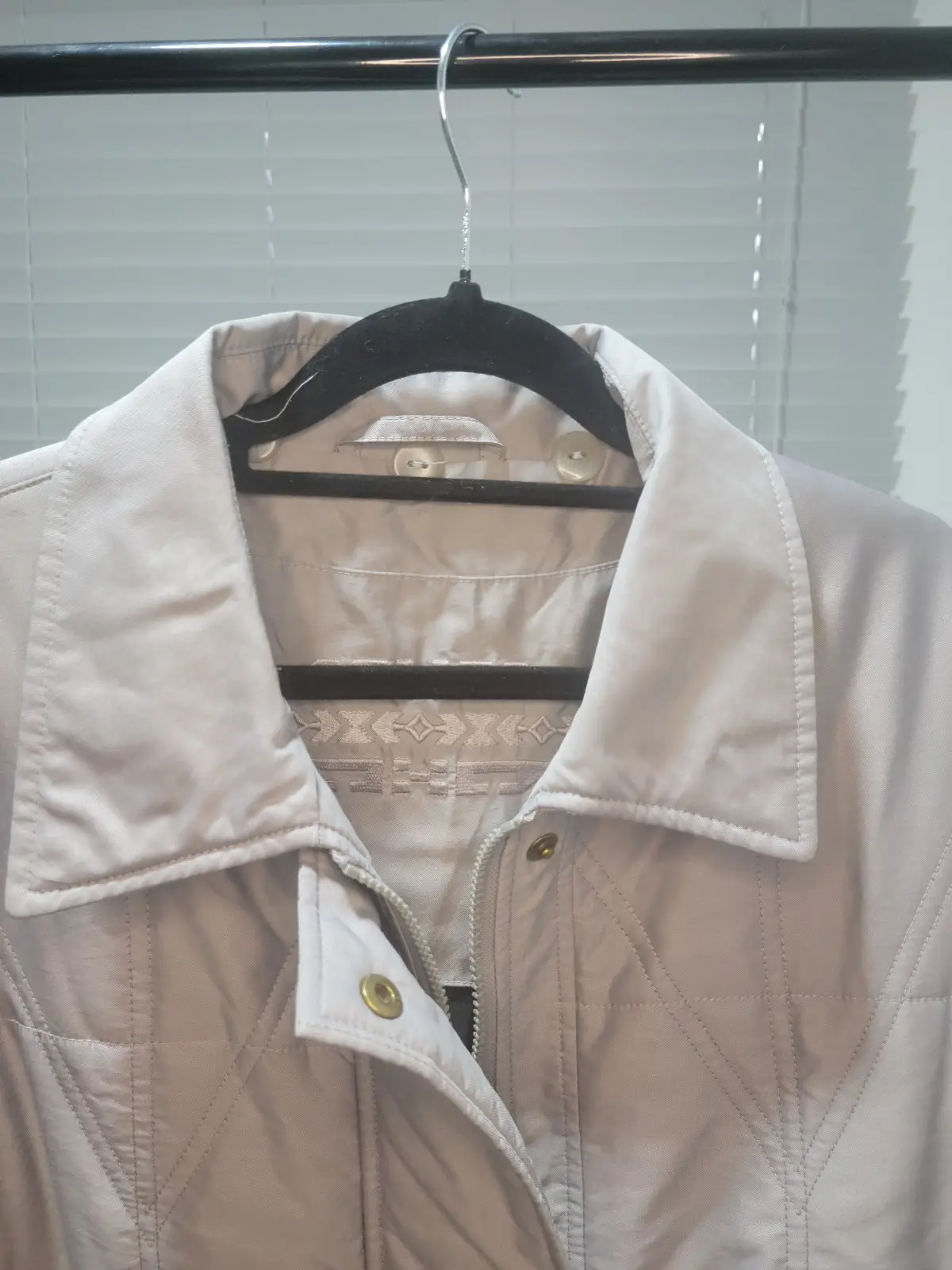 Vintage Grey Quilted Lightweight Jacket