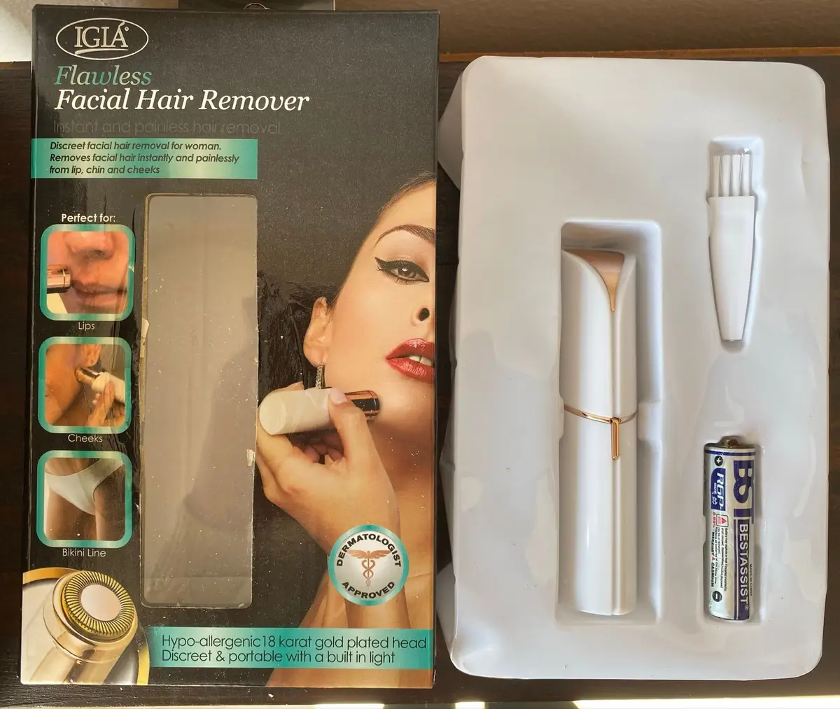 Igia Flawless Facial Hair Remover