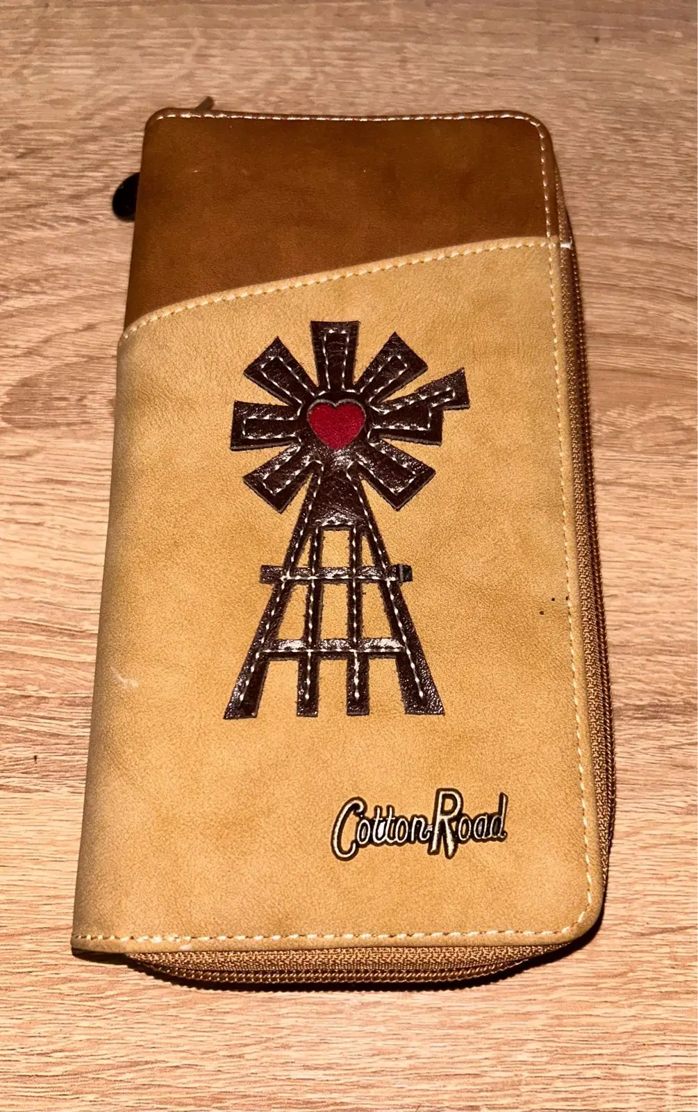 Cotton Road Windmill Zip-Around Wallet