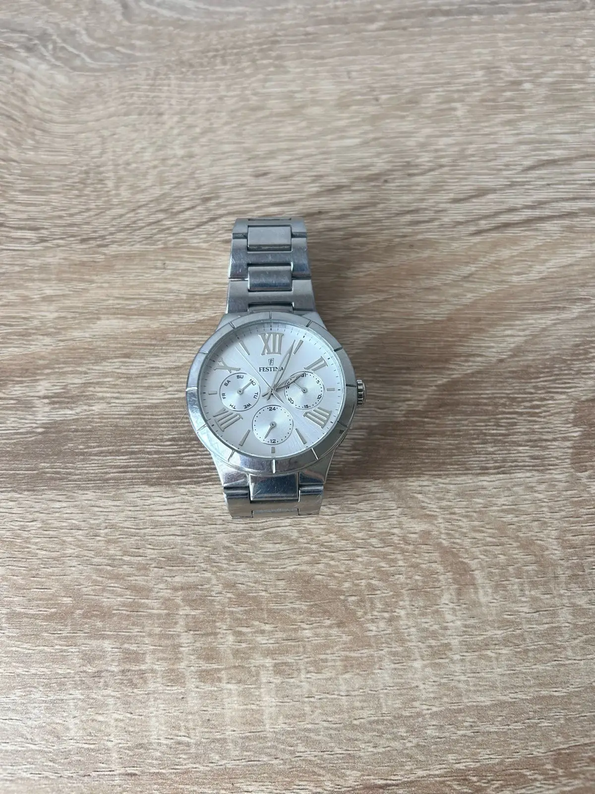 Festina Silver Chronograph Watch