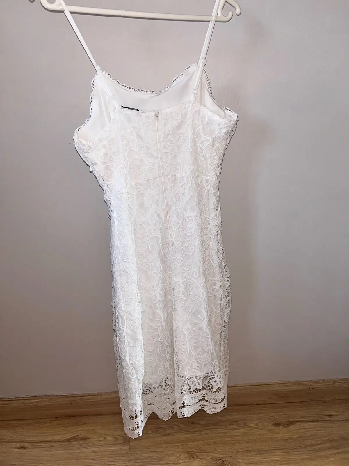 Edgars White Lace Strappy Dress