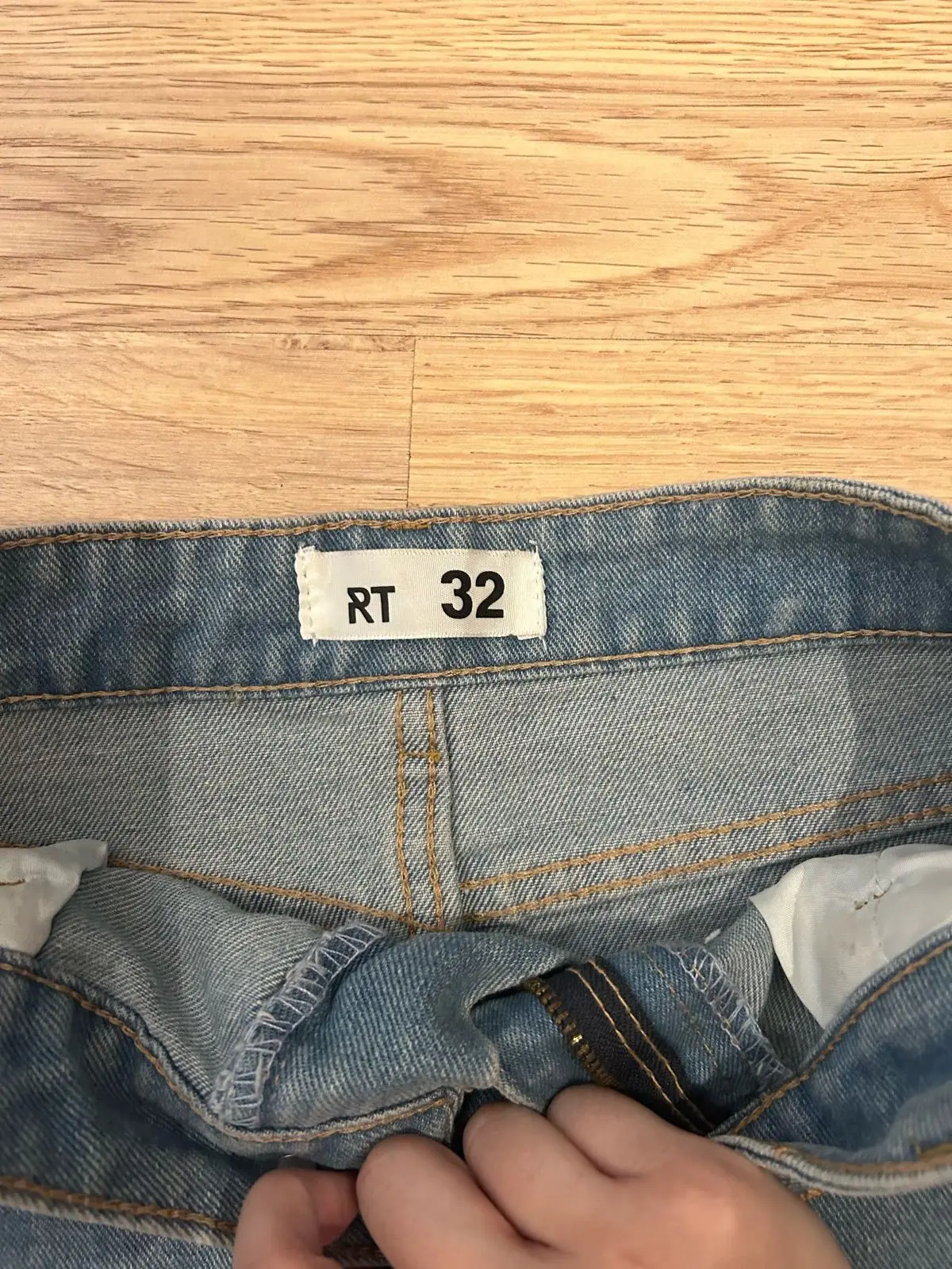 Mr Price Distressed Denim Mini Skirt