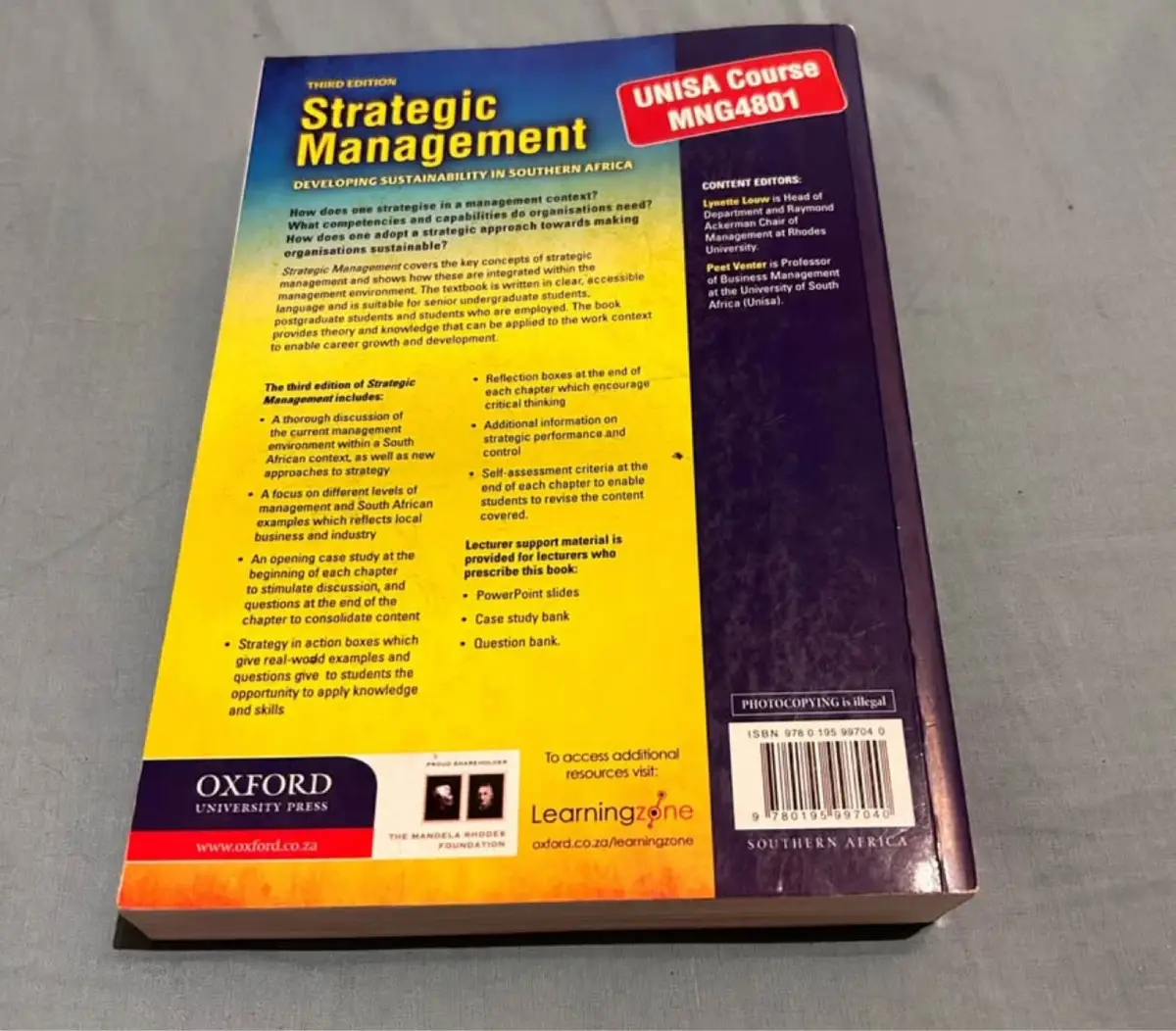 Strategic Management: Developing Sustainability in Southern Africa (3rd Edition)