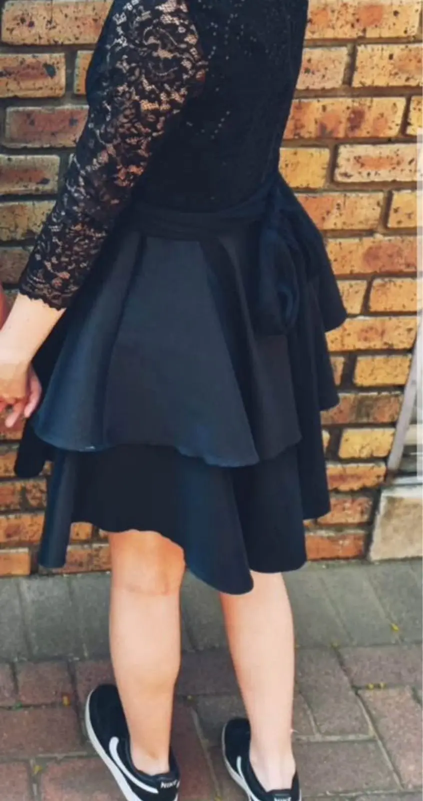 Truworths Emily Moon Black Lace Sequined Dress