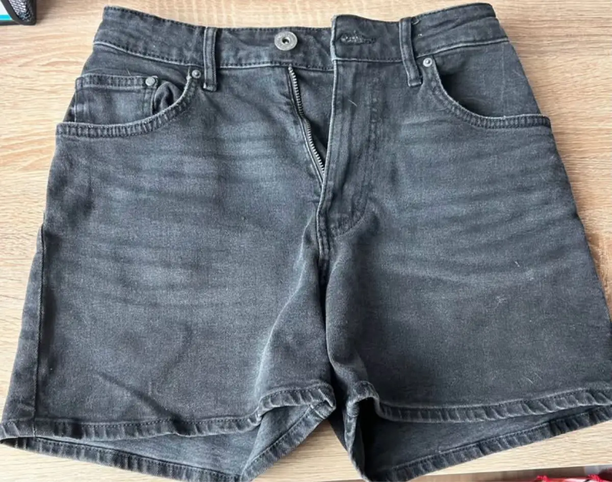 H&M Black Denim Shorts
