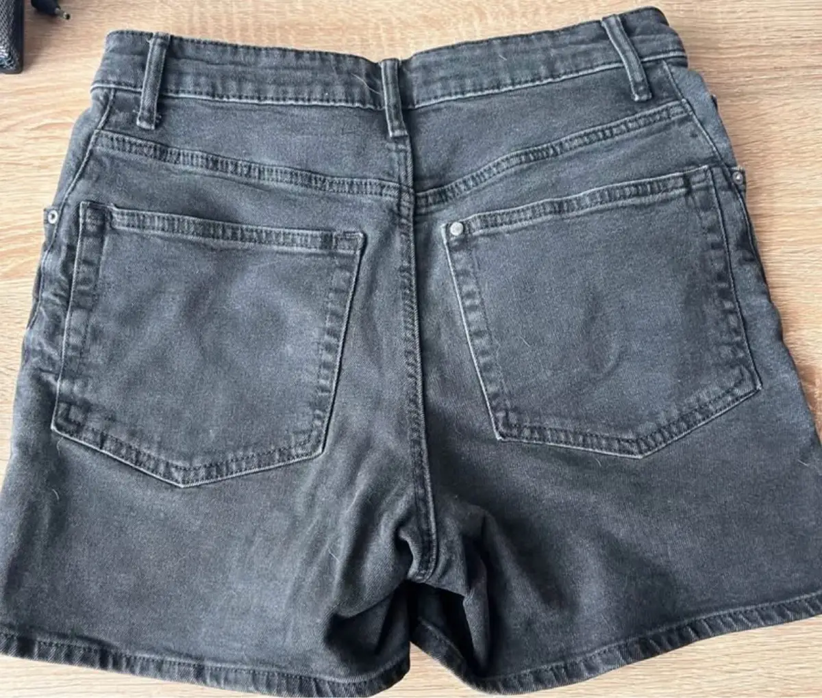 H&M Black Denim Shorts
