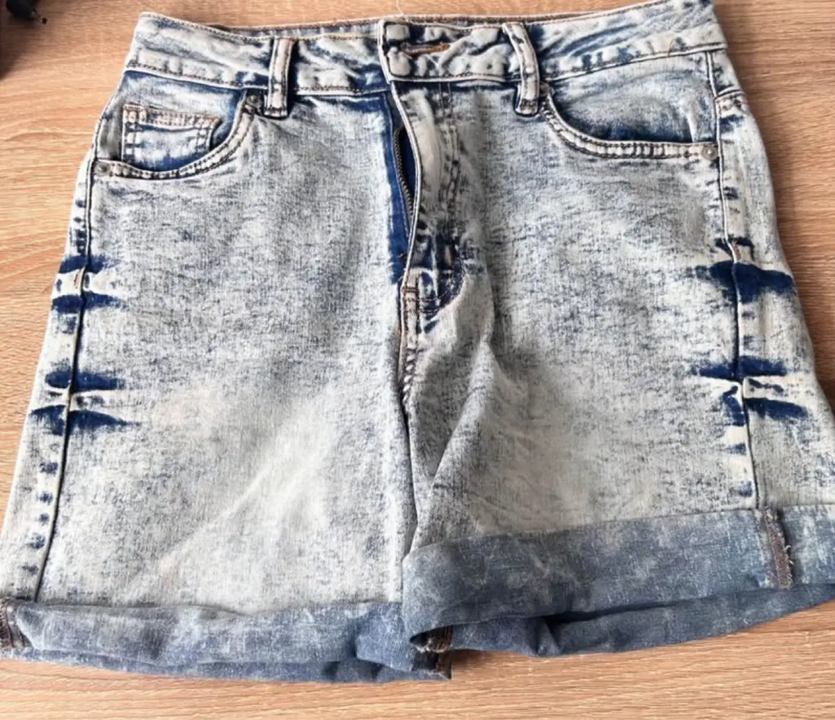 Mr Price Acid Wash Denim Shorts