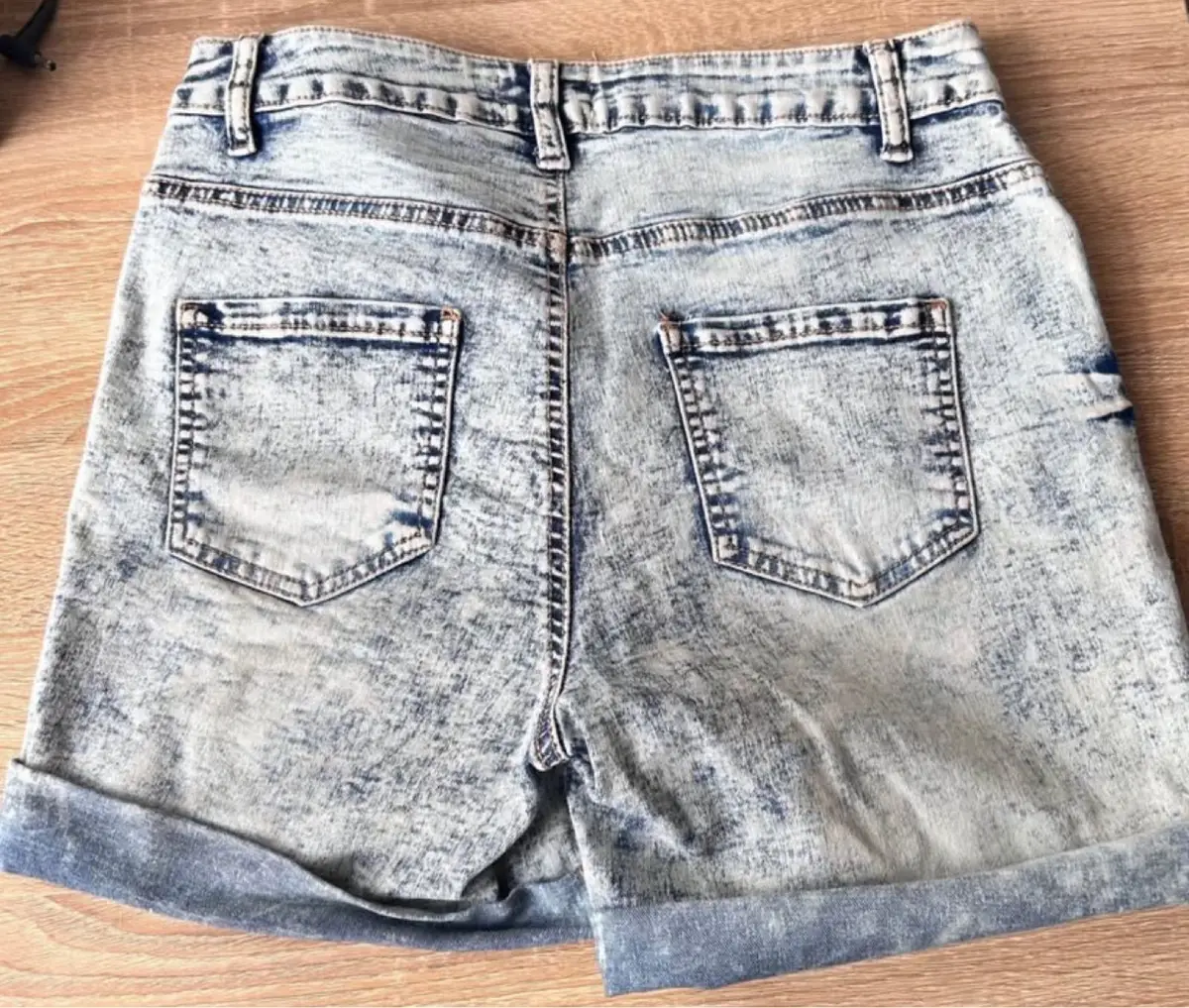 Mr Price Acid Wash Denim Shorts