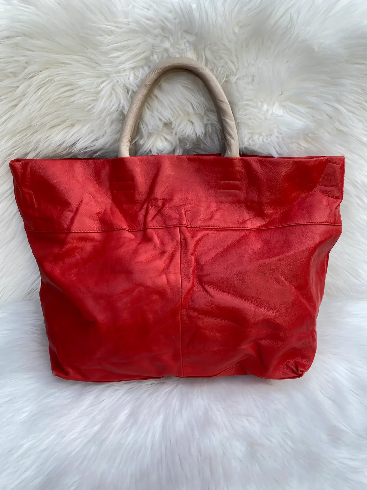 Leather Shopper Bag