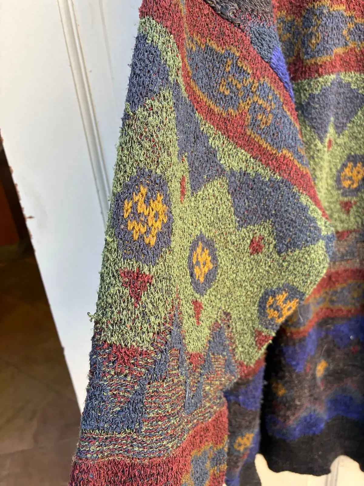 Vintage Claude Patterned Knit Sweater