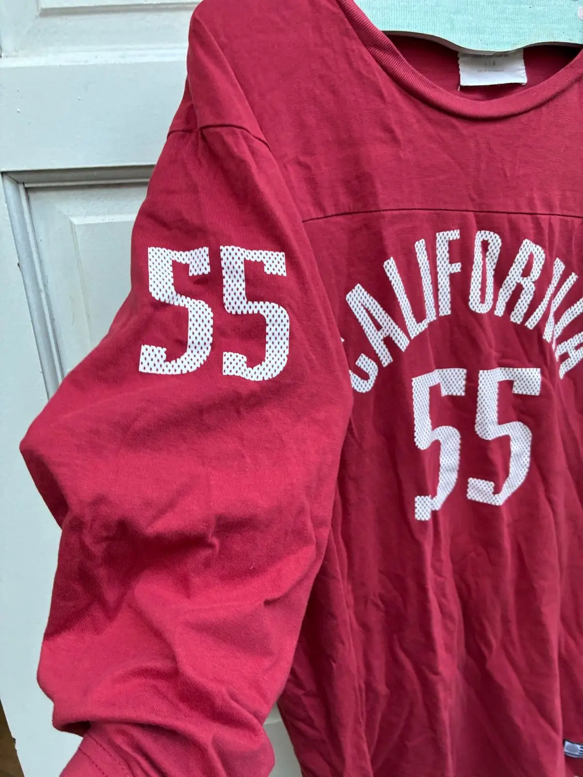 Cotton On Maroon California 55 Long Sleeve Tee