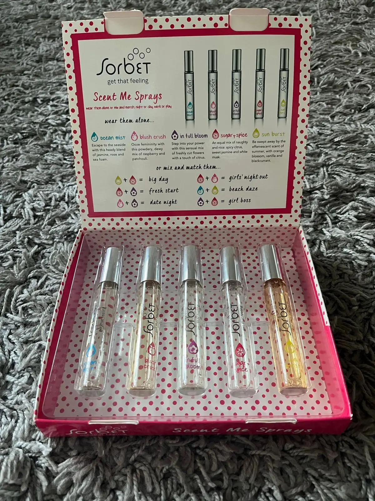 Sorbet Scent Me Sprays Fragrance Gift Set