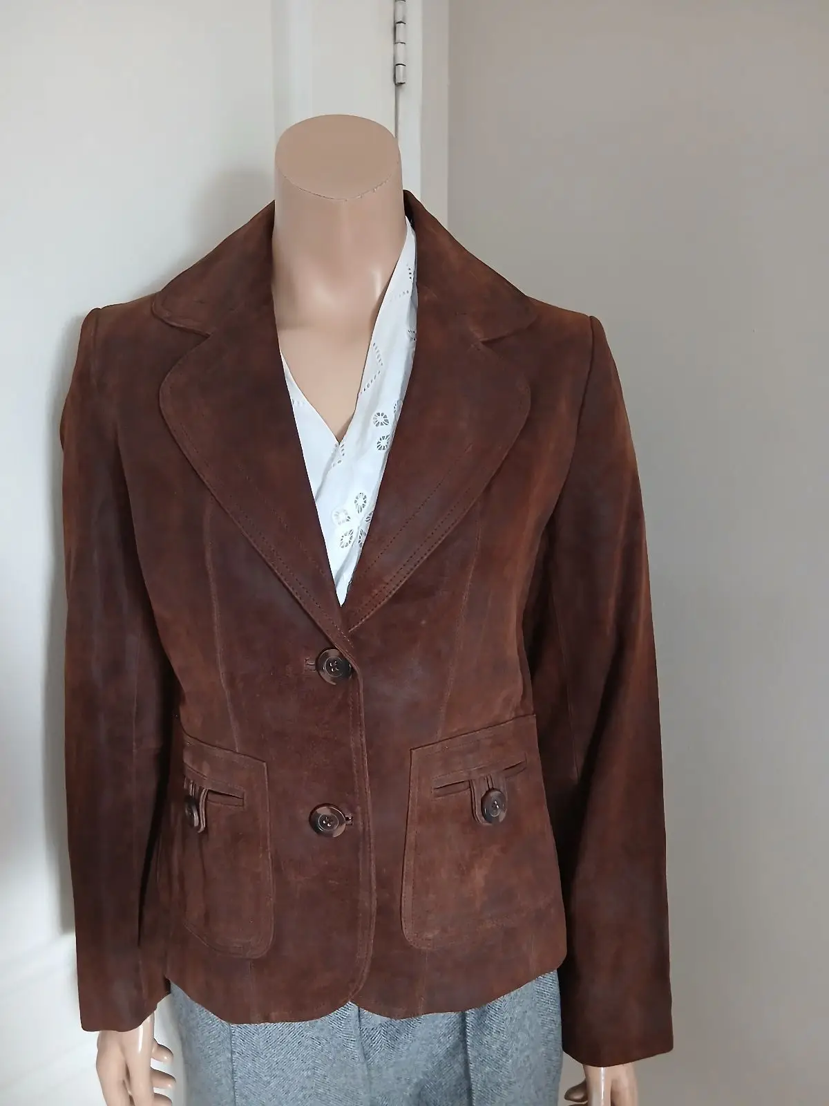 Woolworths Studio W Brown Suede Blazer