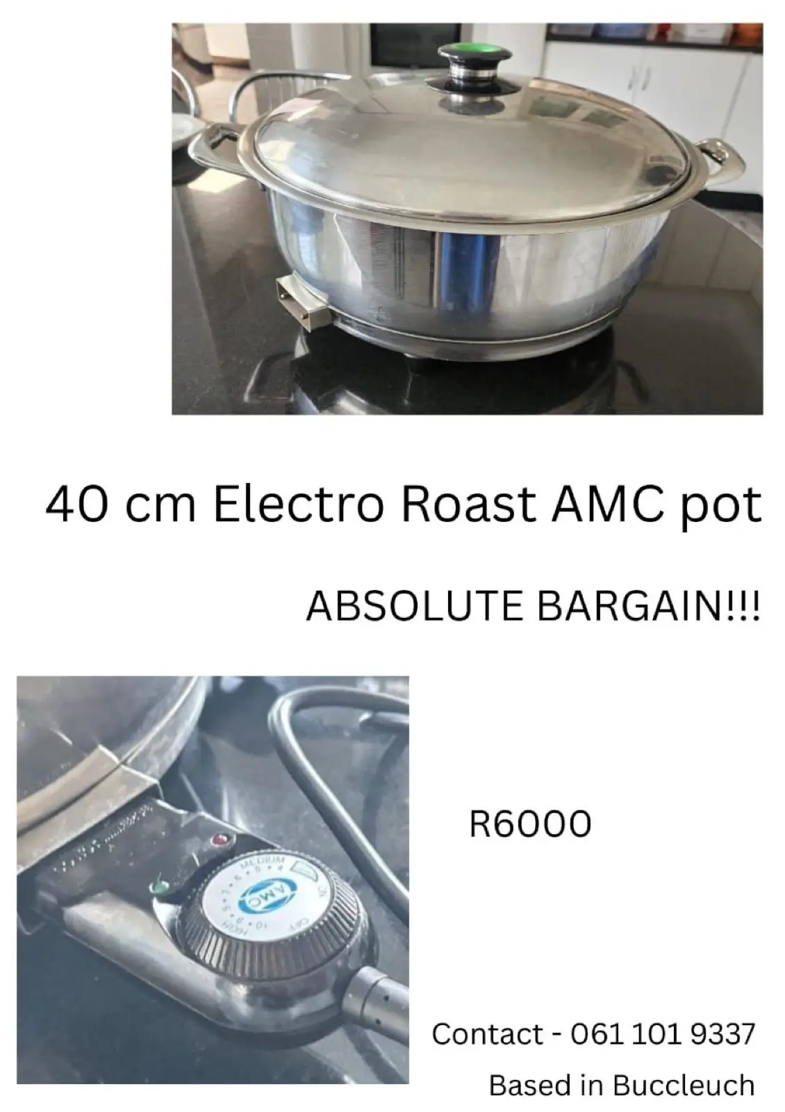 AMC 40cm Electro Roast Electric Pot