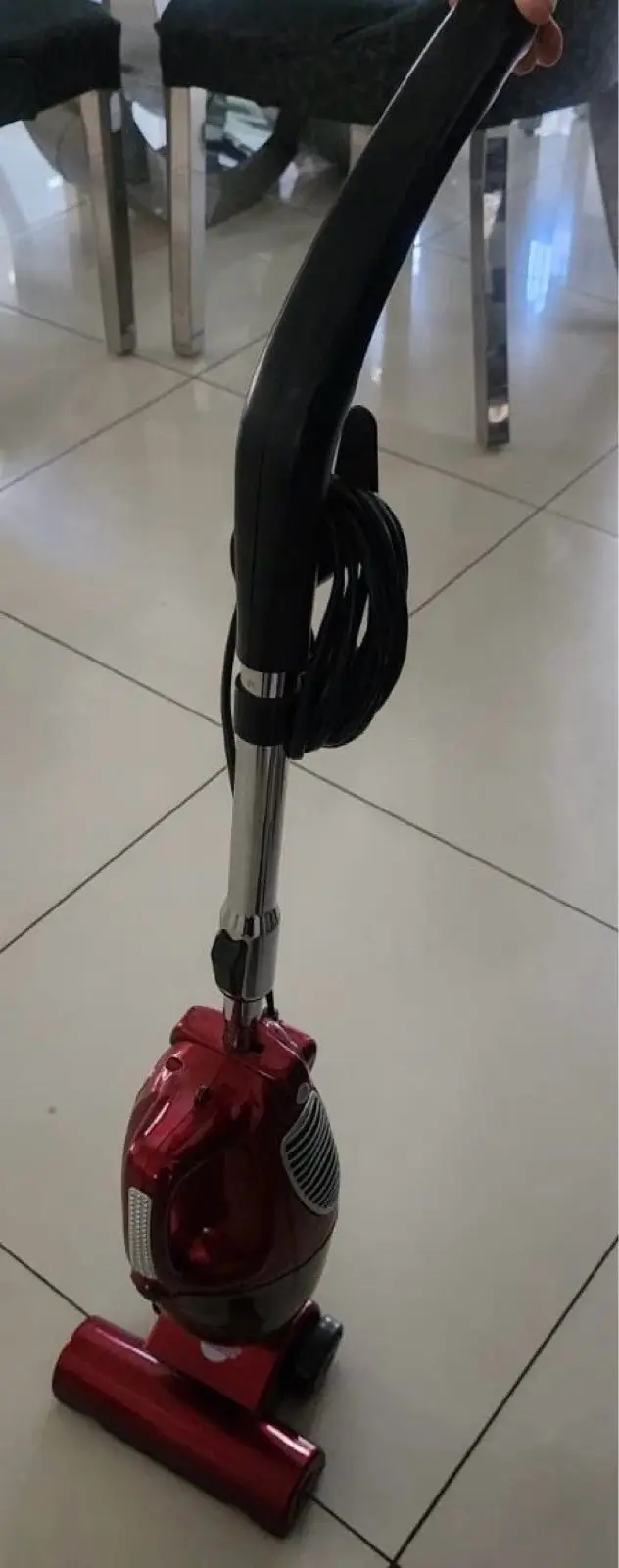 Red Upright Stick Vacuum Cleaner