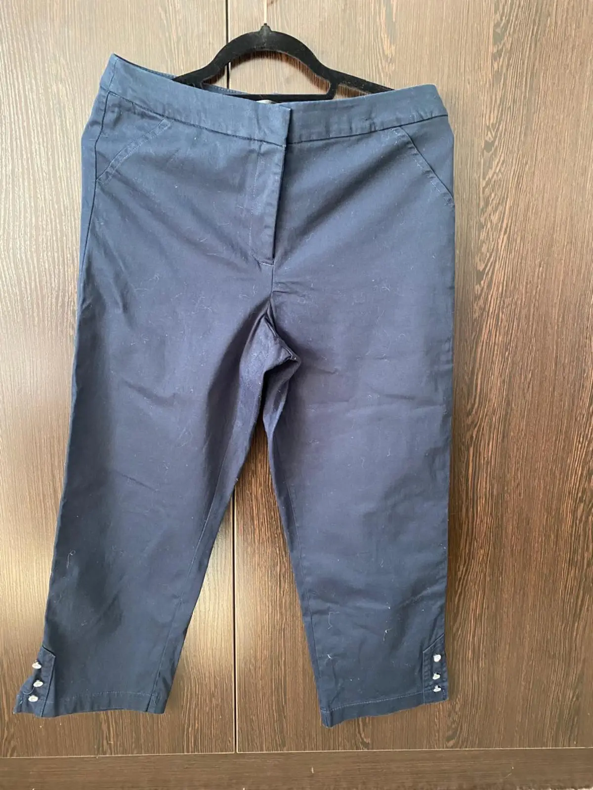 Miladys Navy Cropped Pants