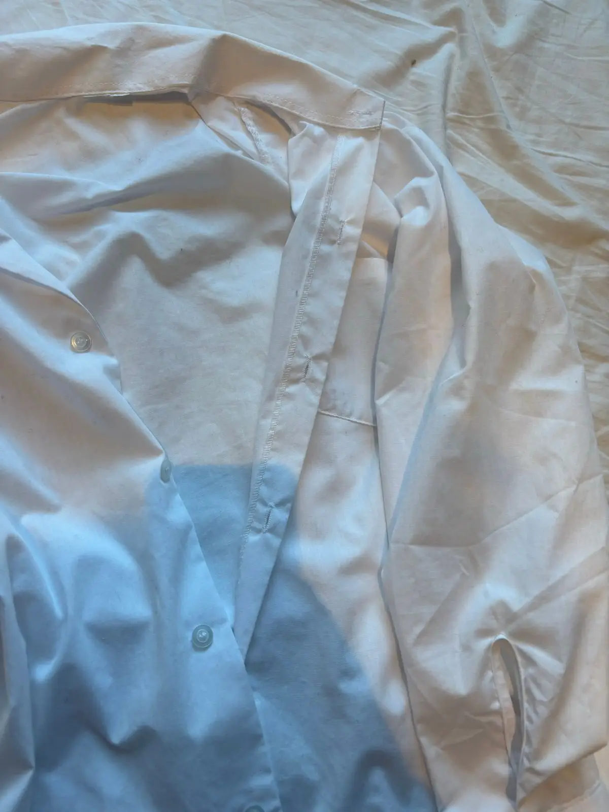 Classic White Button-Up Long Sleeve Shirt