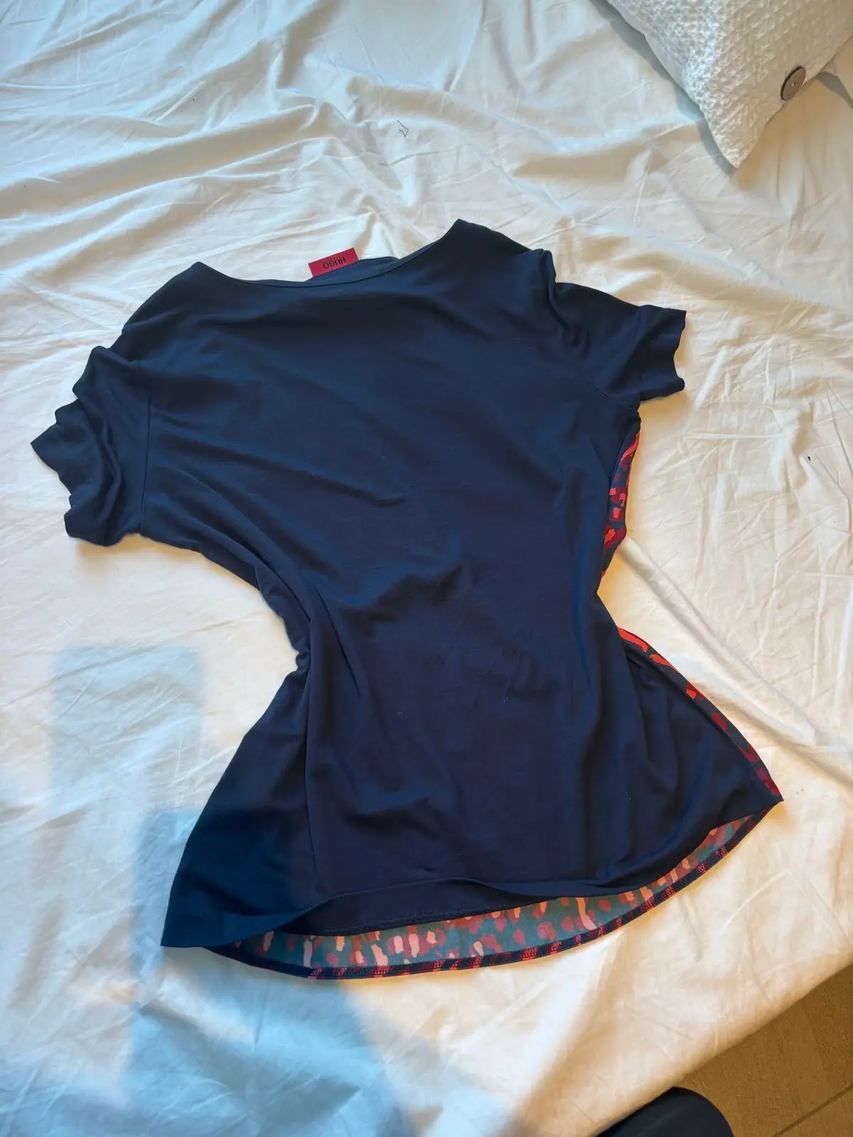 Hugo Boss Abstract Pattern Short Sleeve Top
