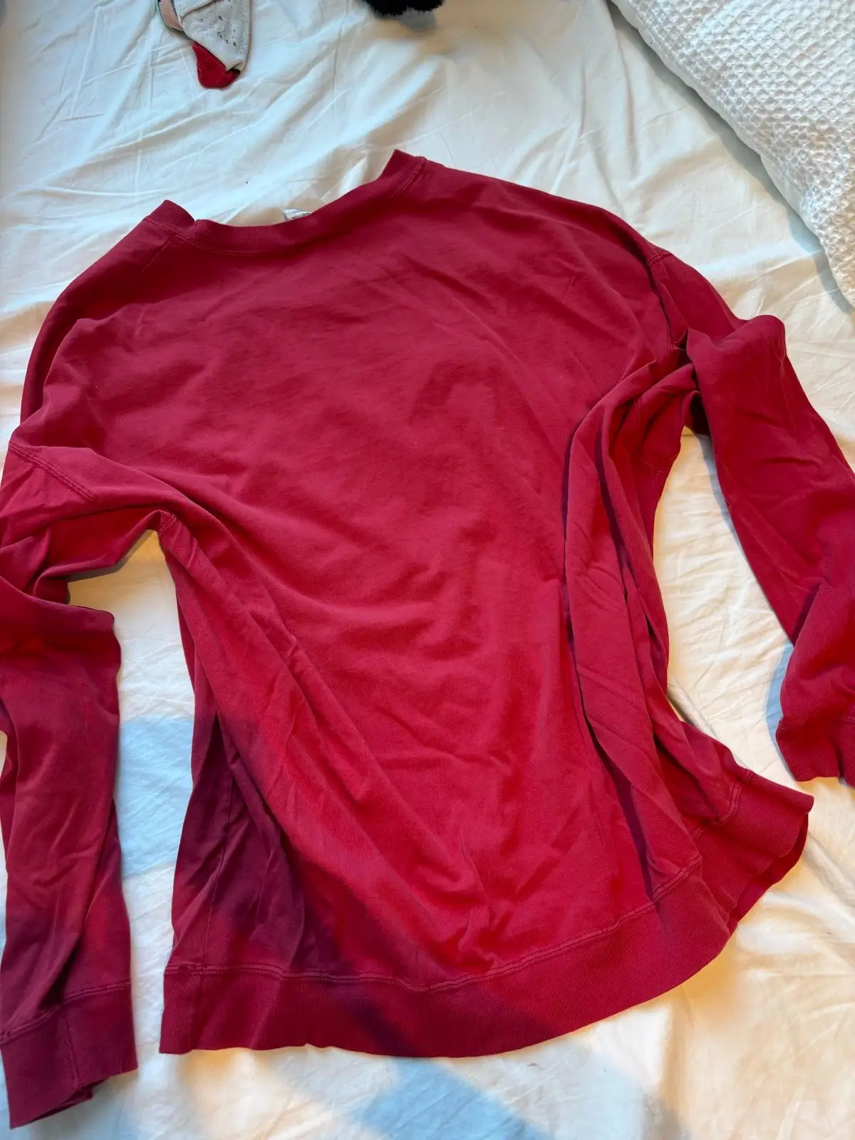Vintage United Colors of Benetton Red Long Sleeve Tee
