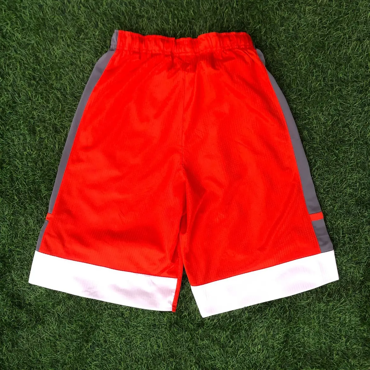 Nike Red and Grey Athletic Basketball Shorts