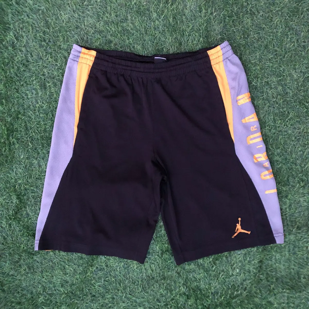 Jordan Kids Black and Grey Athletic Shorts