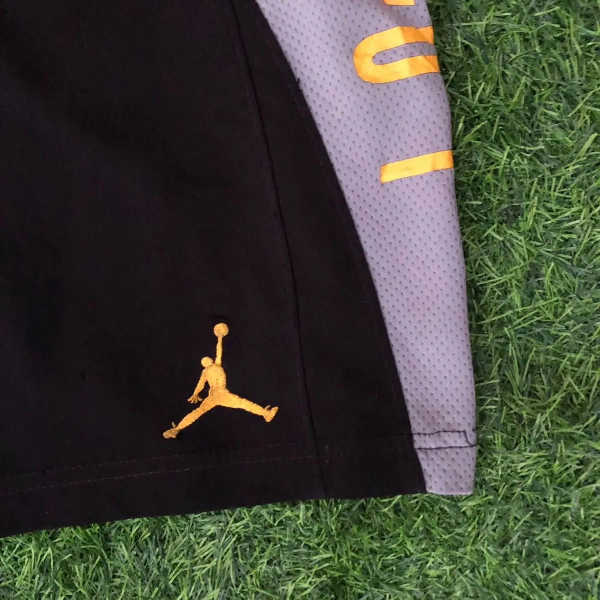 Jordan Kids Black and Grey Athletic Shorts
