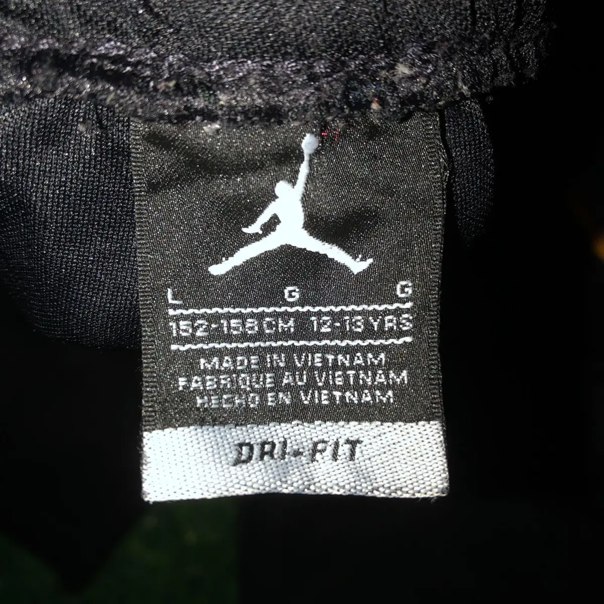 Jordan Kids Black and Grey Athletic Shorts