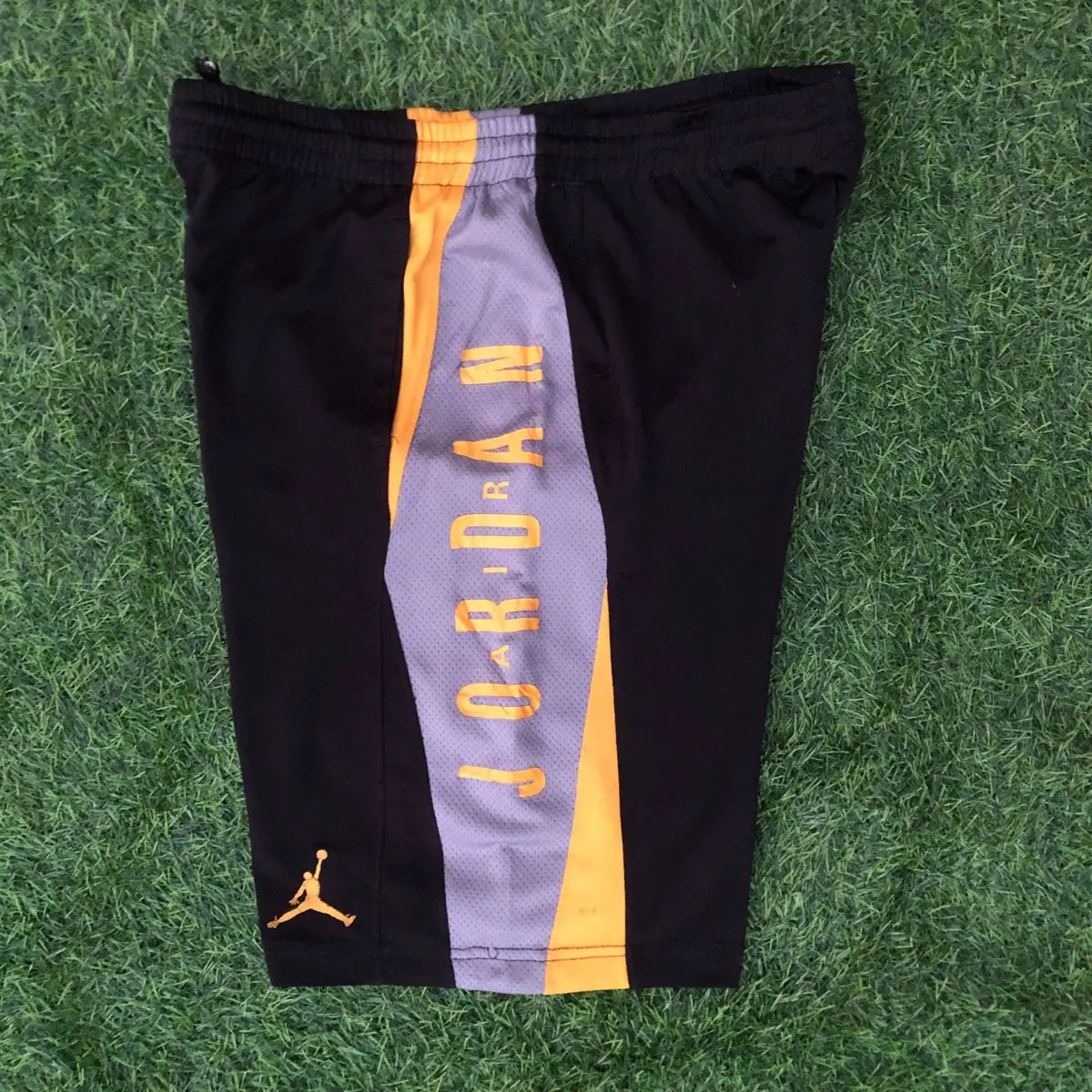 Jordan Kids Black and Grey Athletic Shorts