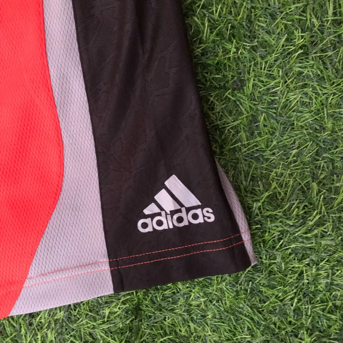 Adidas Red and Black Athletic Basketball Shorts