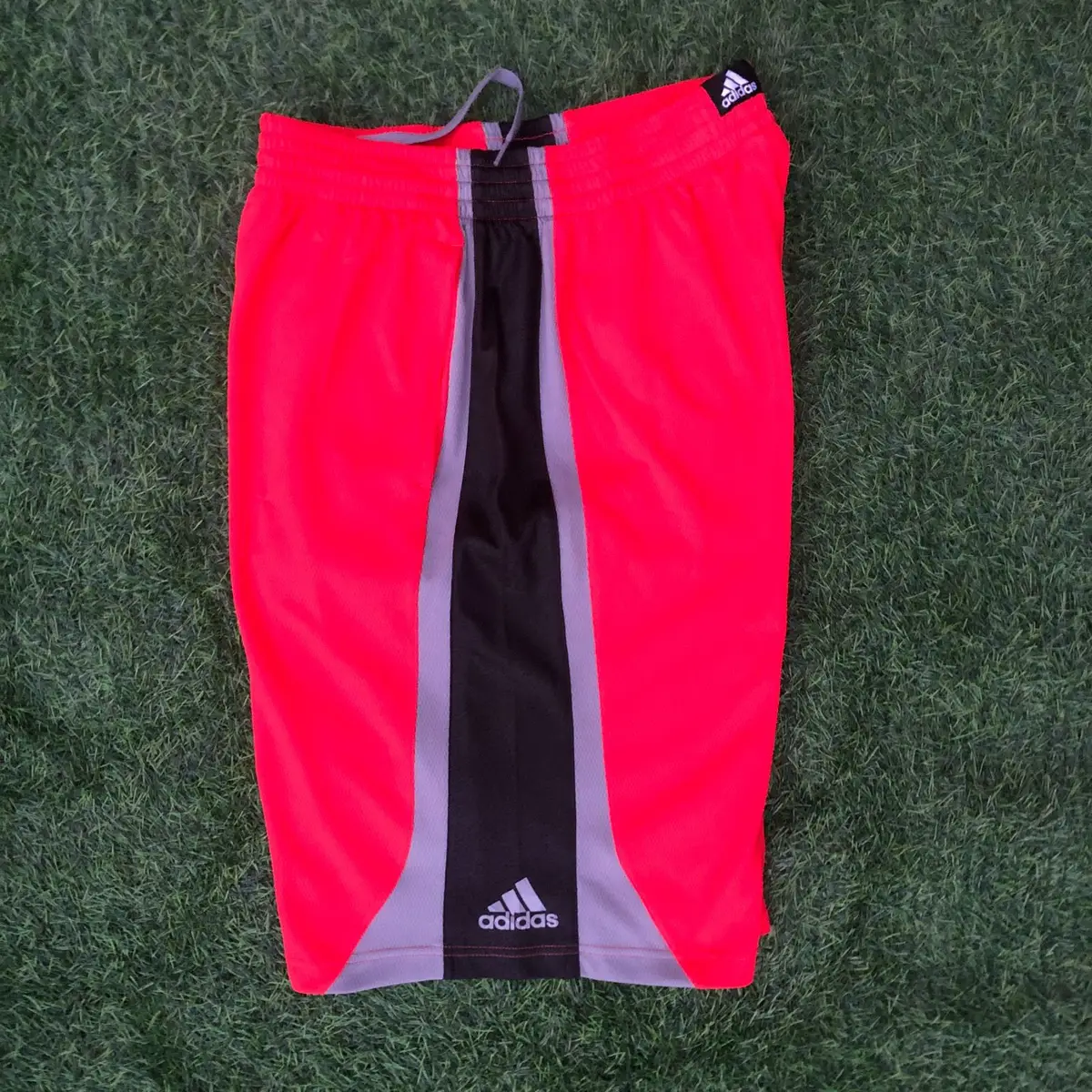 Adidas Red and Black Athletic Basketball Shorts