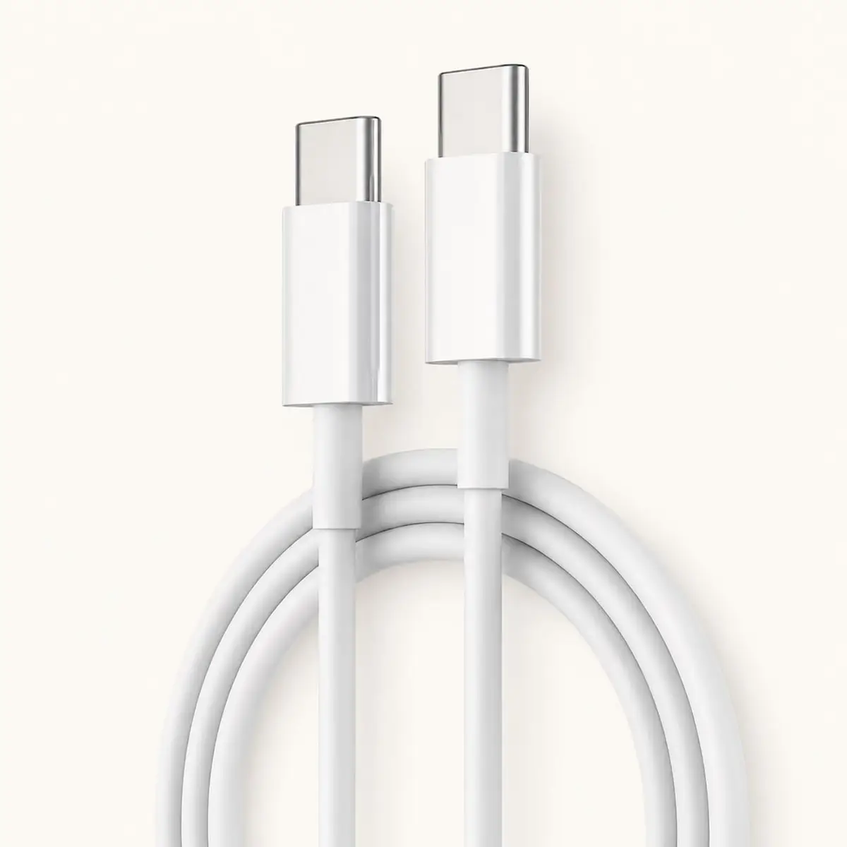 Dual Port USB Car Charger with USB-C Cable