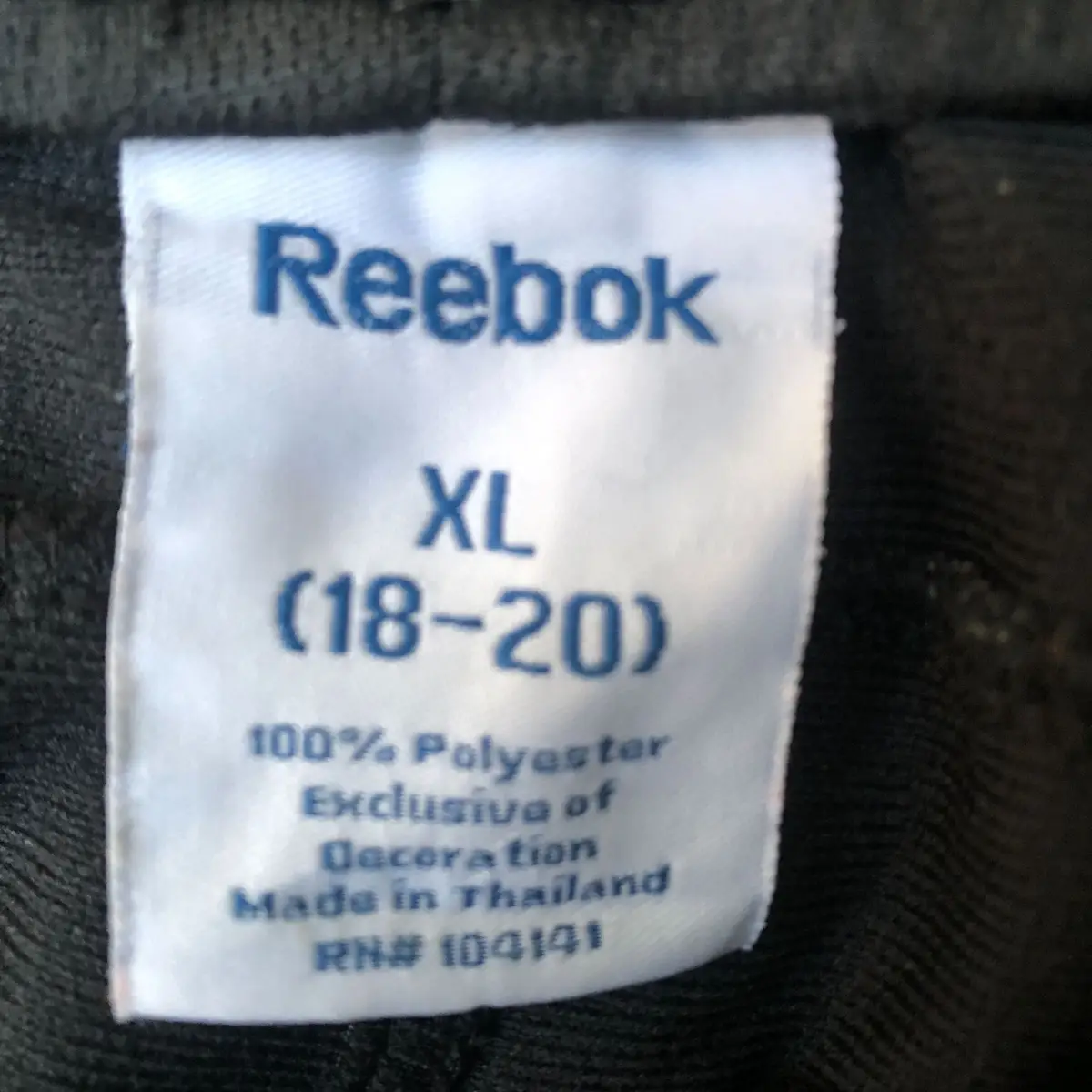 Reebok Vintage Style Track Pants Black
