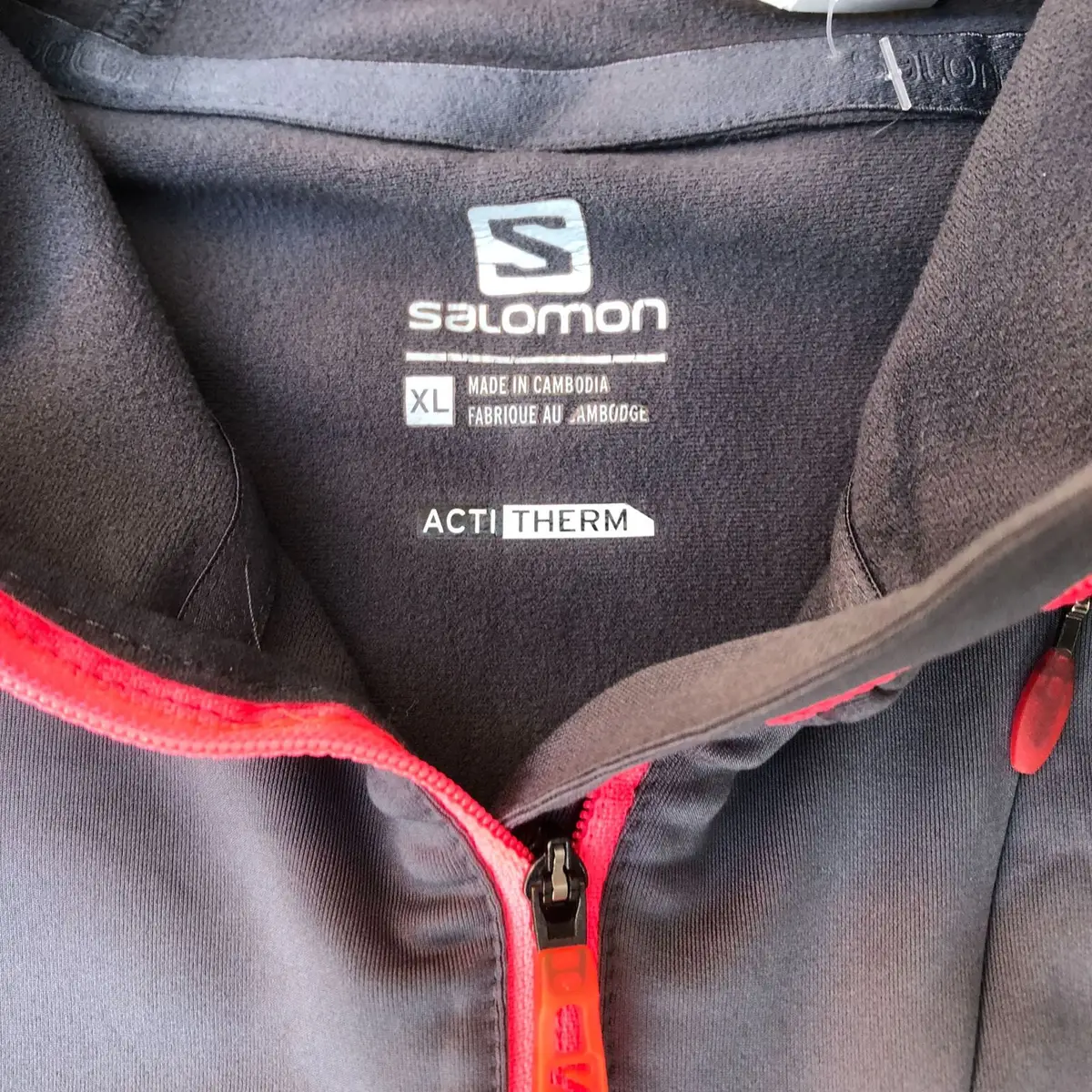 Salomon Half-Zip Hooded Activewear Top