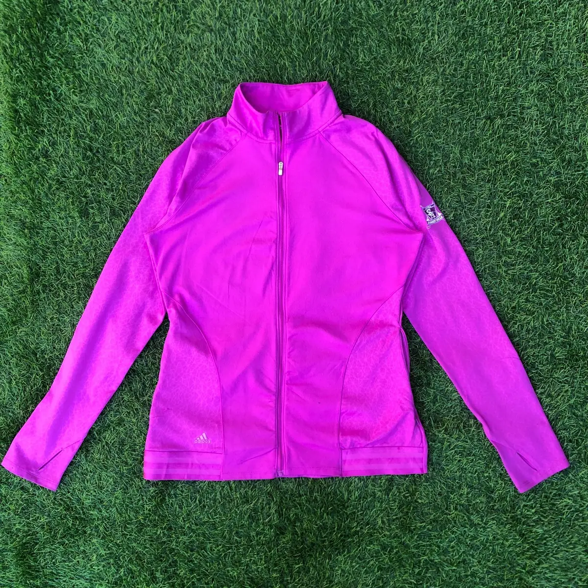 Adidas Pink Zip-Up Track Jacket
