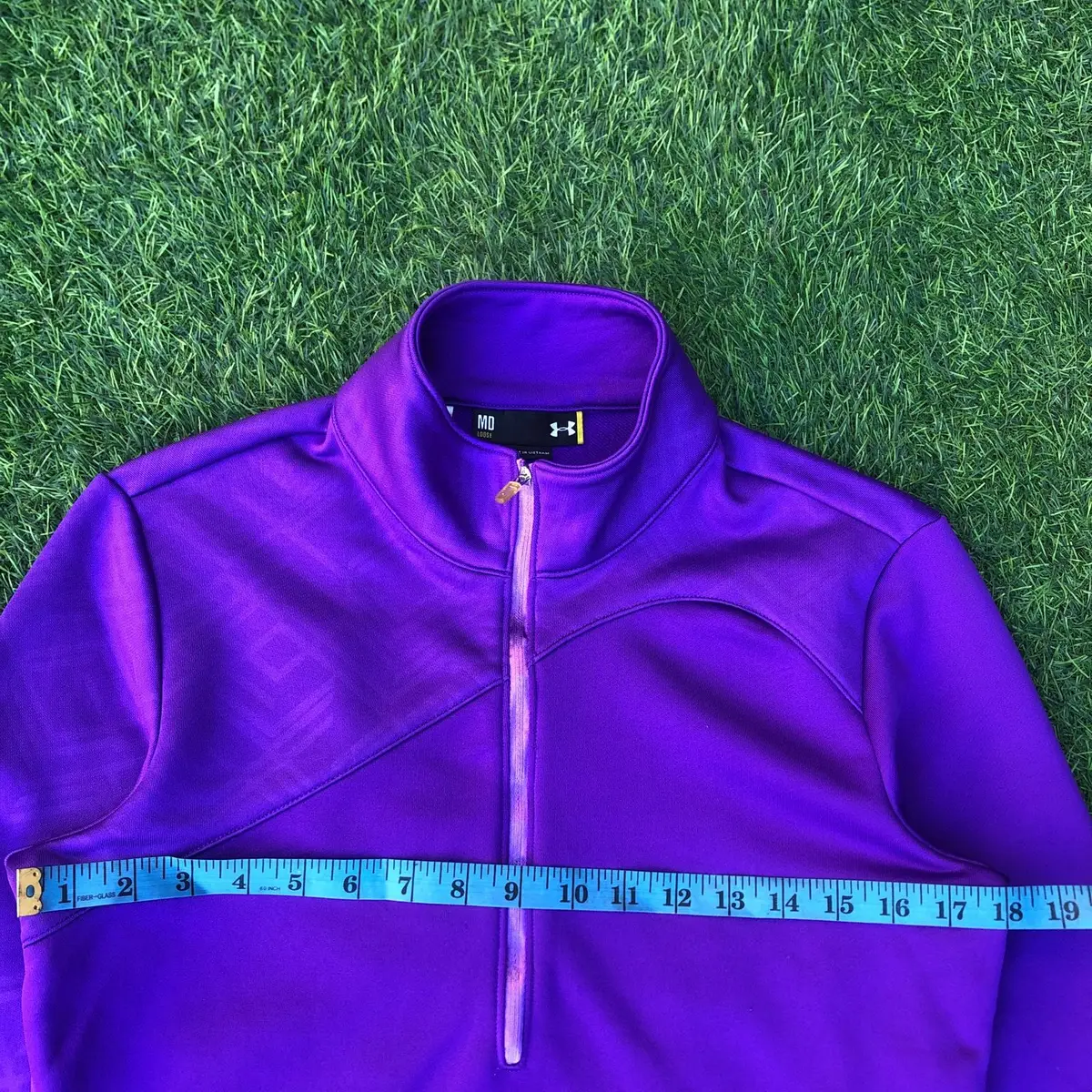 Under Armour Purple Quarter-Zip Activewear Top