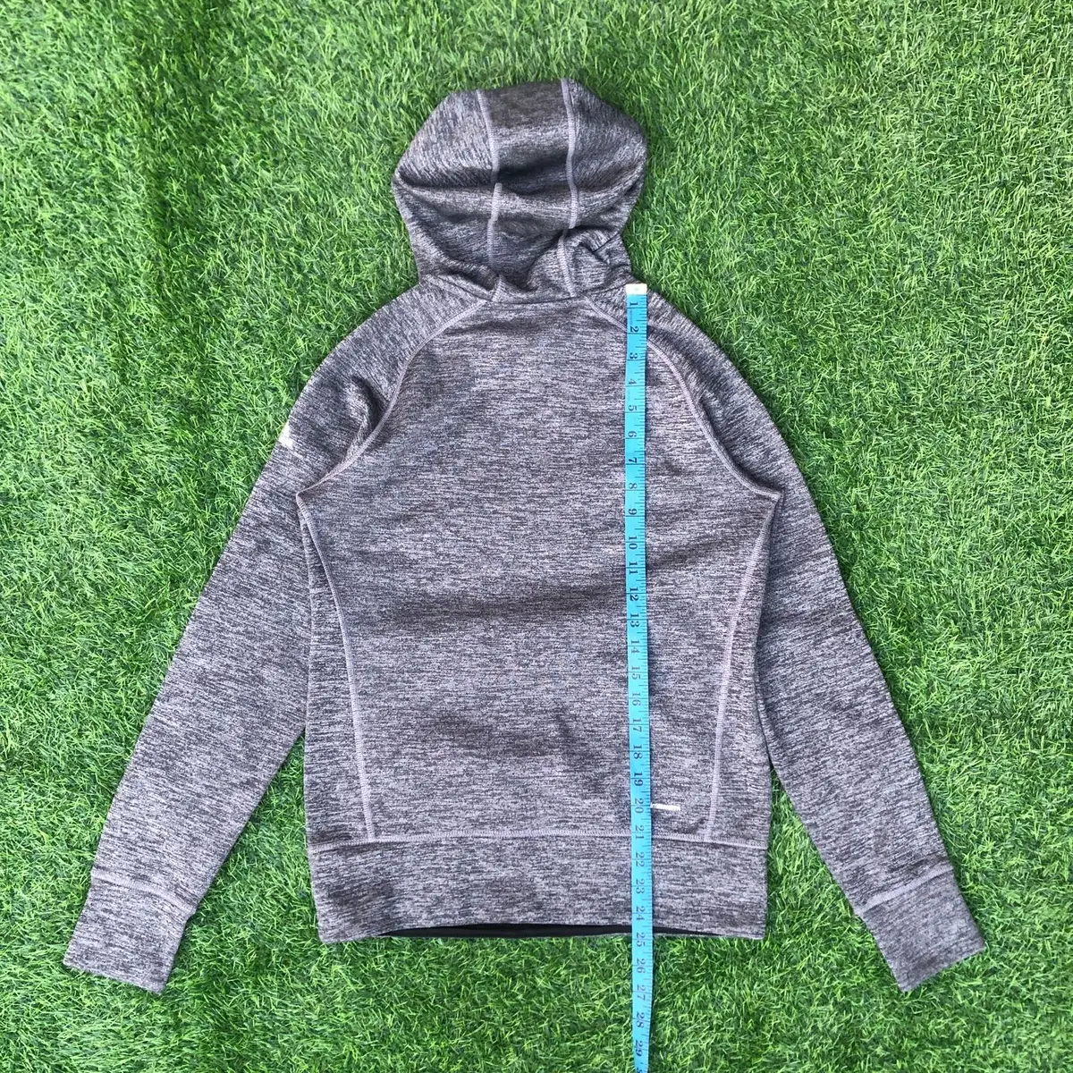 Adidas Grey Heathered Volleyball Graphic Hoodie