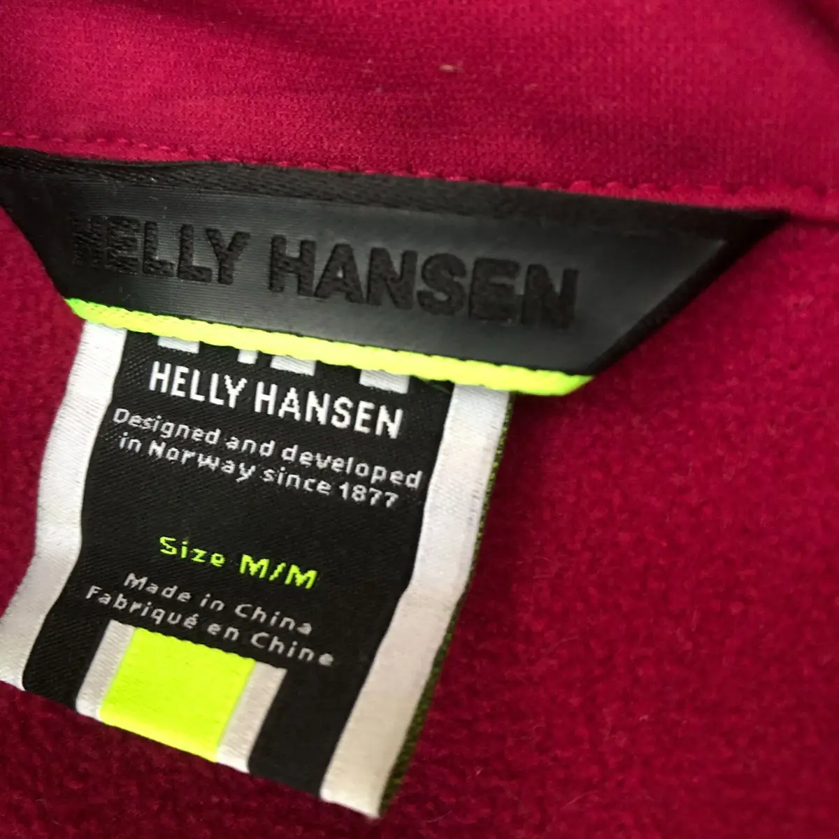 Helly Hansen Pink Zip-Up Fleece Jacket