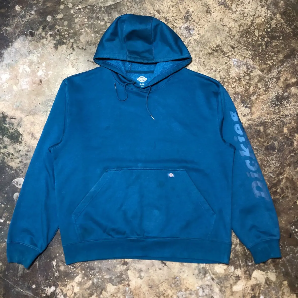 Dickies Teal Sleeve Print Hoodie