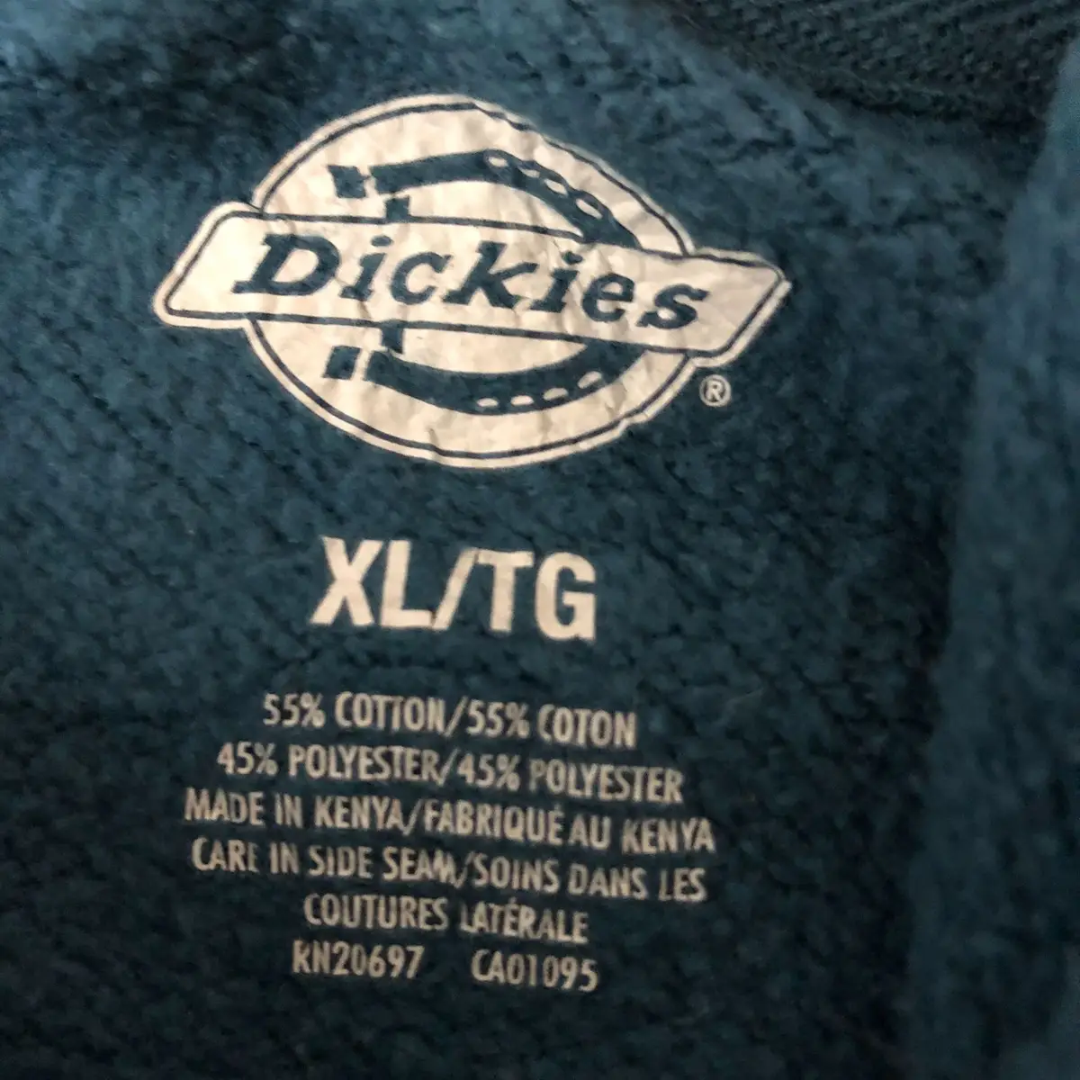 Dickies Teal Sleeve Print Hoodie