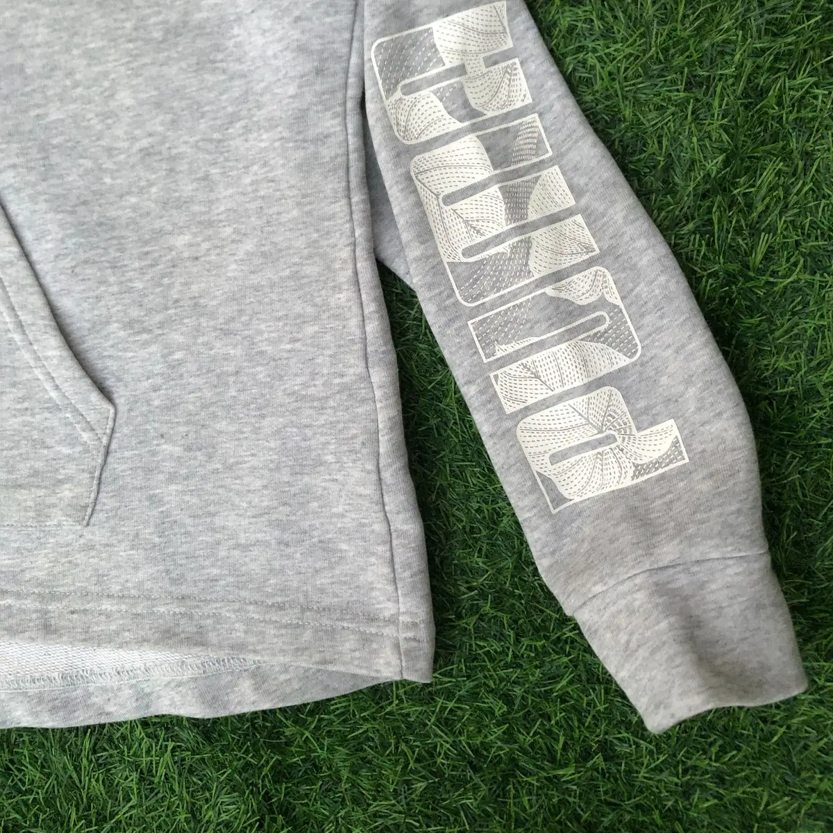 Puma Grey Zip-Up Hoodie