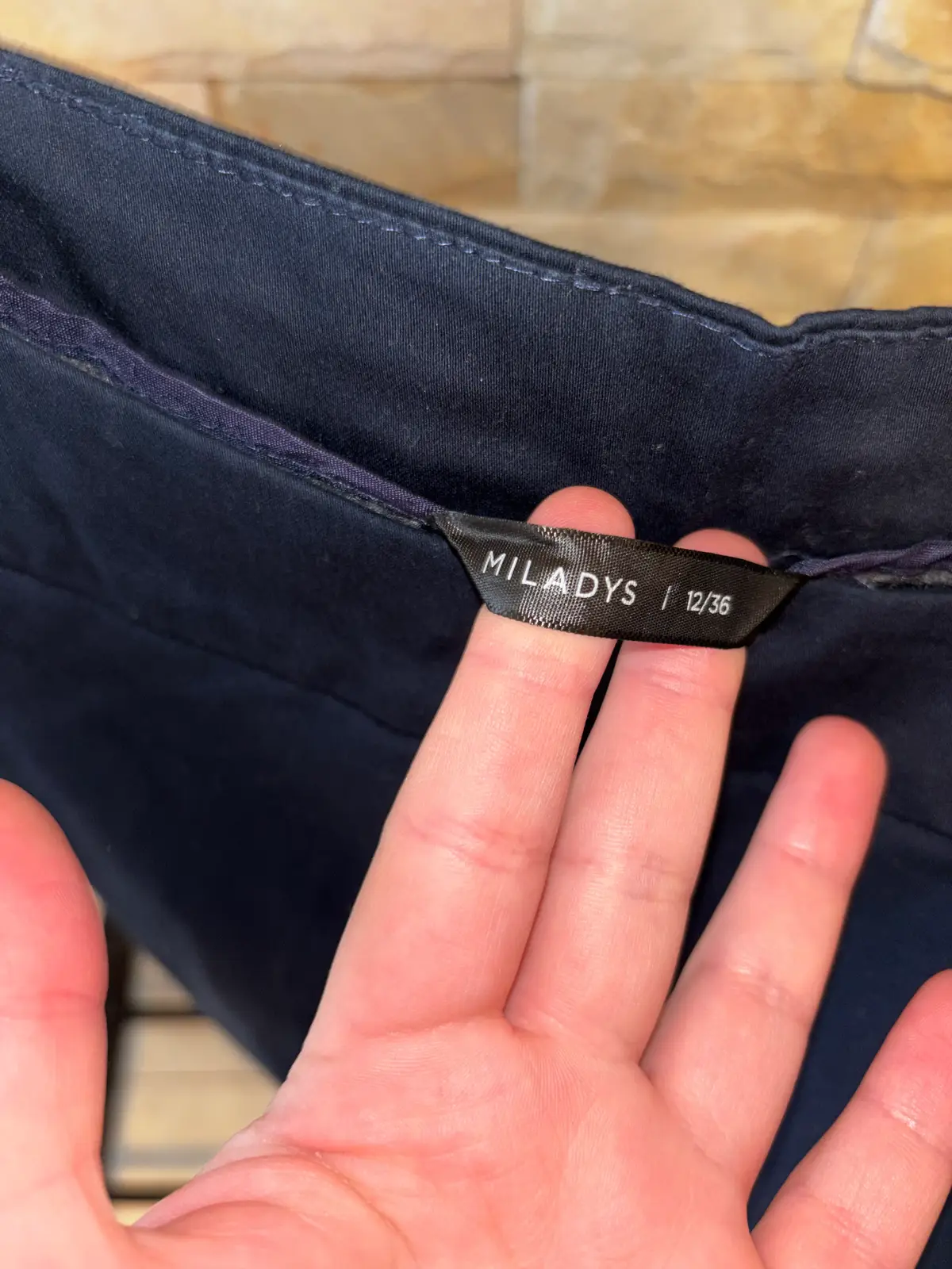 Miladys Navy Cropped Pants