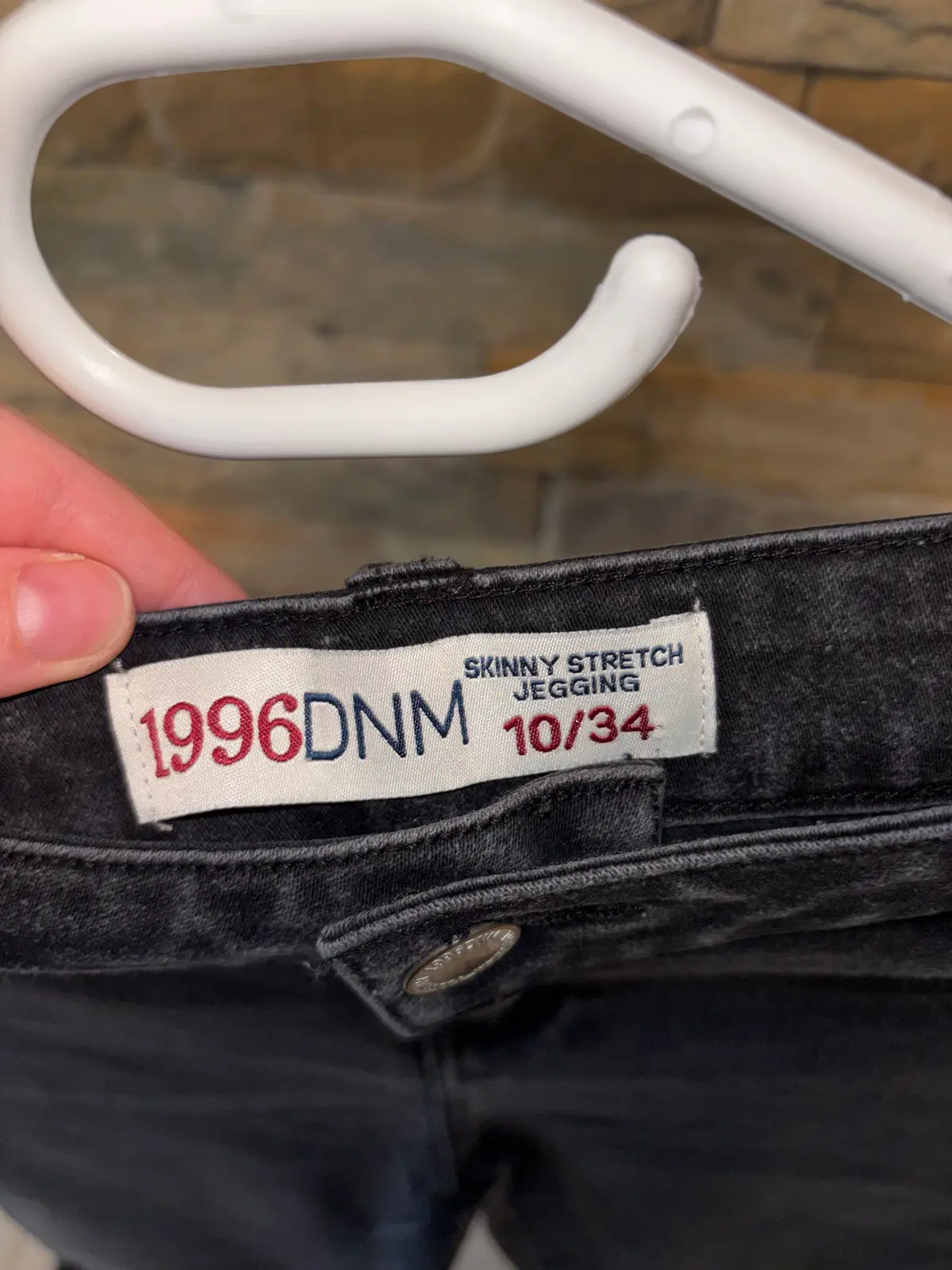 1996DNM Black Skinny Stretch Jeggings