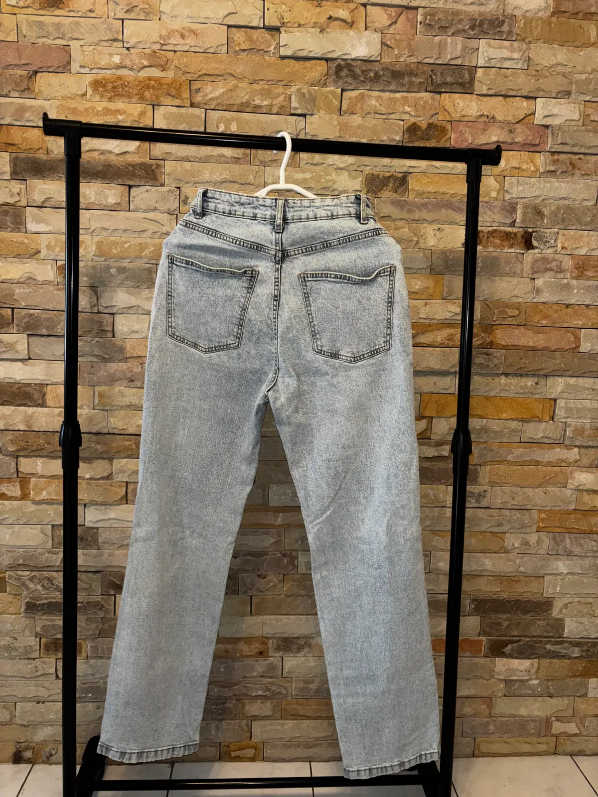 Cotton On Curvy Straight Stretch Ripped Jeans