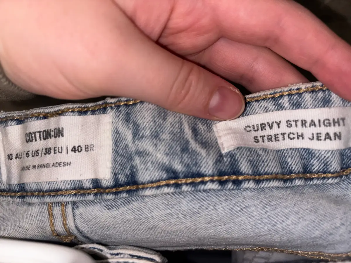 Cotton On Curvy Straight Stretch Ripped Jeans