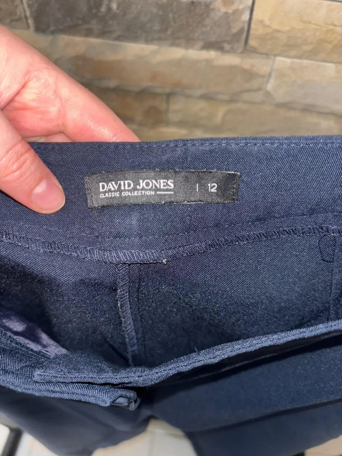 David Jones Classic Collection Navy Trousers