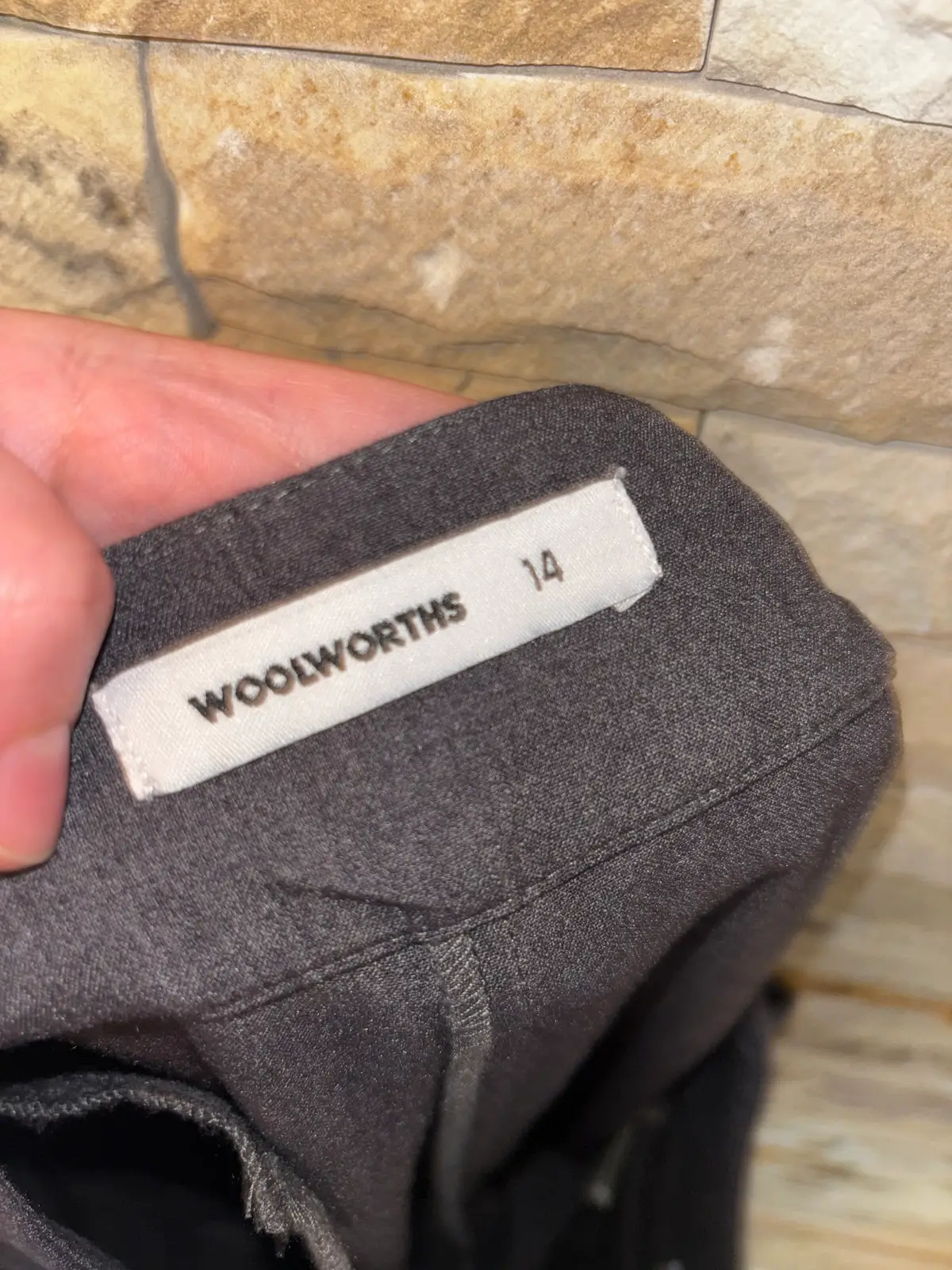 Woolworths Dark Grey Tailored Trousers